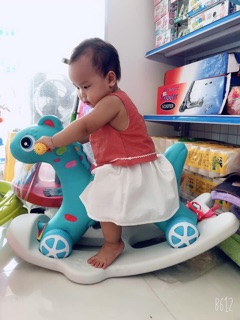 Ngựa bập bênh 2in1 đa năng