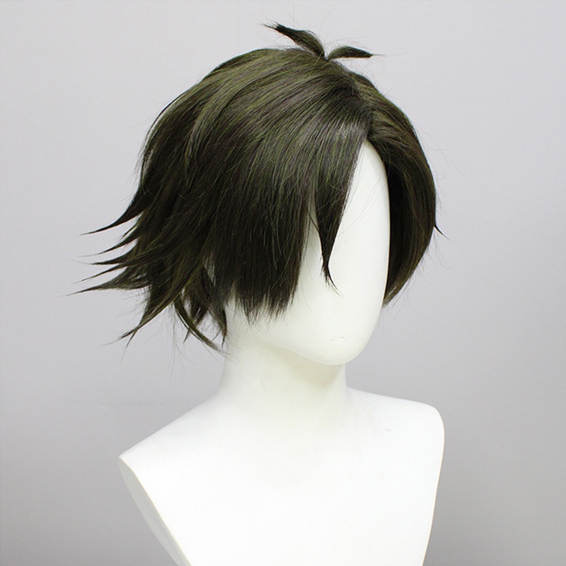 SPY×FAMILY Damian Desmond Cosplay Hair Anime Olive Green Wig Halloween Party boy gift
