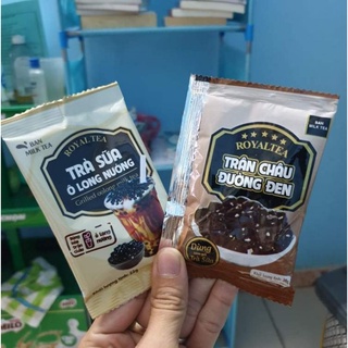 Hộp 8 set trà sữa trân châu đường đen