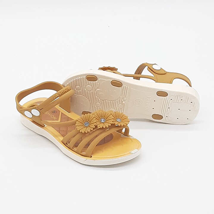 Sandal trẻ em có quai hậu chất liệu mềm mại đính nơ thời trang VYS TA5611 (Nhiều Màu)