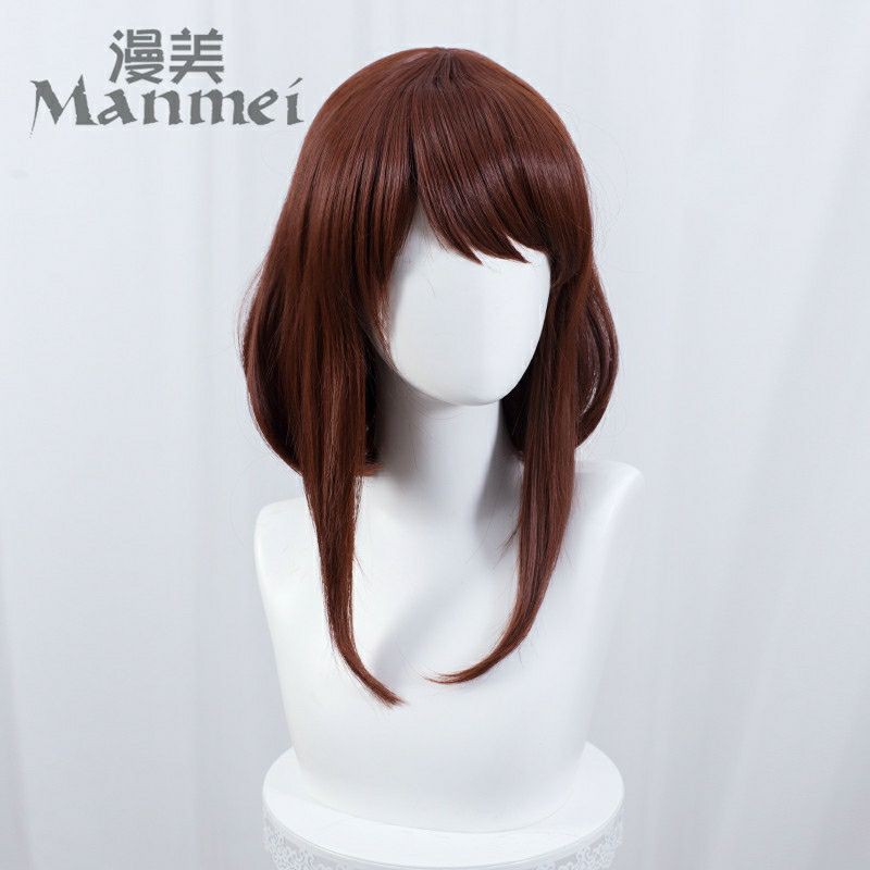 [sẵn] Wig/tóc giả Uraraka Ochaco (Ochako) - Boku no Hero màu nâu tại Miu Cosplay