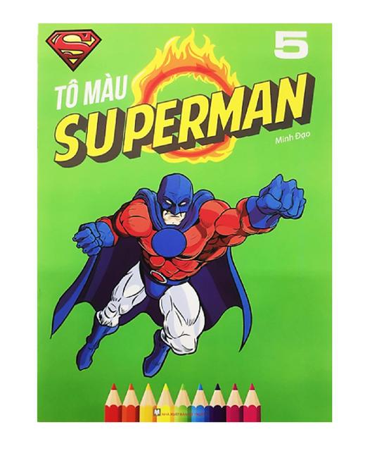 Sách - Tô Màu Superman (Tập 5)