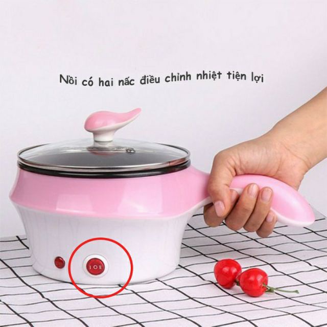 Nồi lẩu điện mini chống dính đa năng