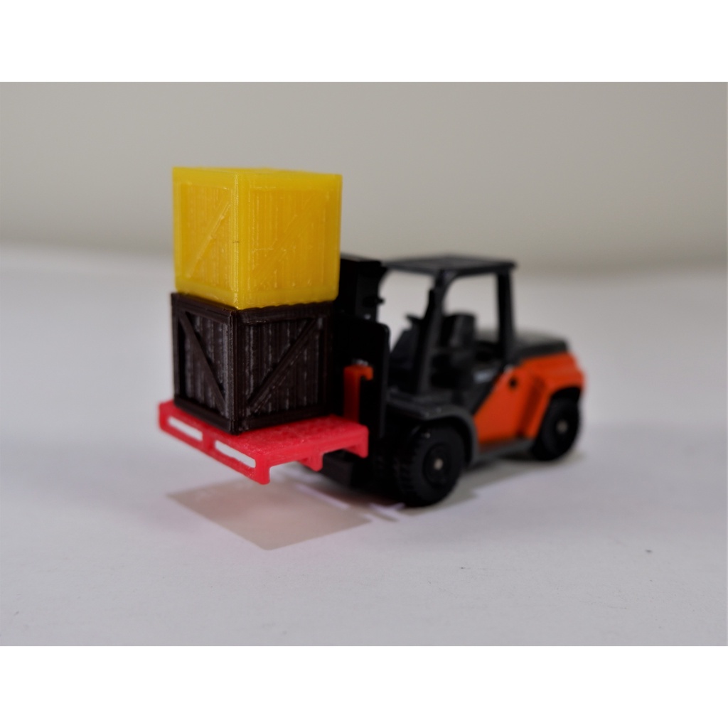 Phụ kiện cho xe nâng hàng 1:64 Tomica, Hotwheels - Phụ kiện diorama