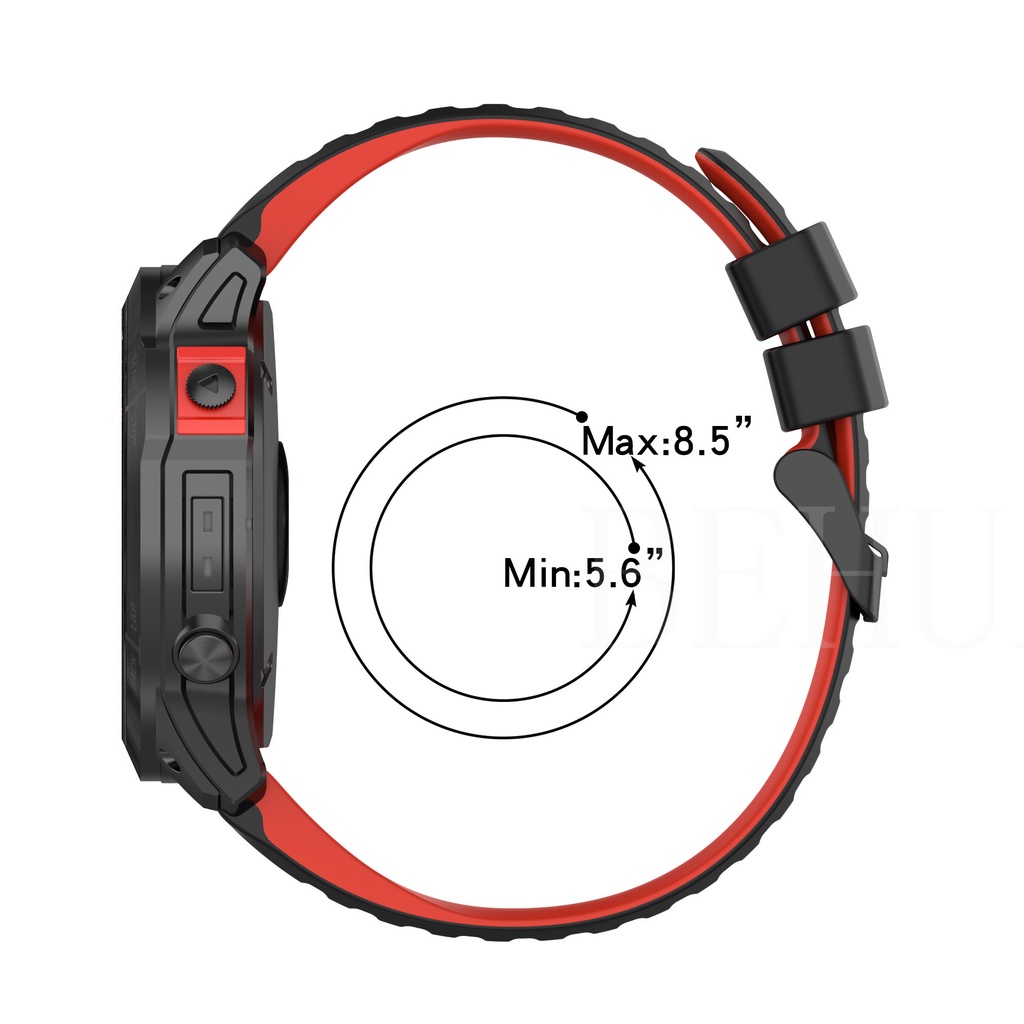Dây Đeo Bằng Silicone Cho Đồng Hồ Thông Minh Garmin Fenix 7 7X 6 6X Pro 5X 5 plus EPIX Forerunner 945 935 22mm