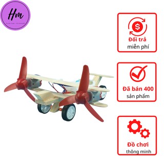 Bộ máy bay lắp ghép bằng gỗ theo phương pháp giáo dục stem