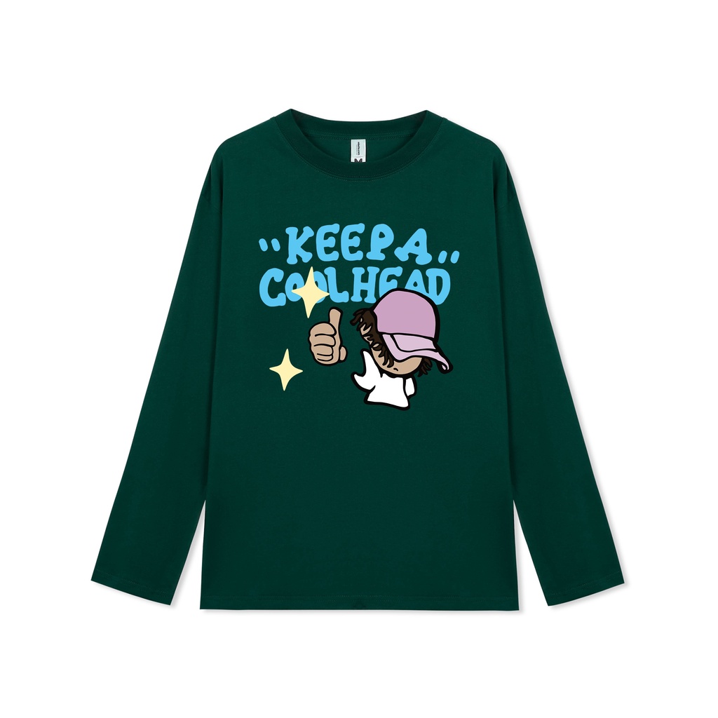 Áo tay dài nữ nhiều màu chất cotton dành cho nam nữ AD002 Miucho in Graphic