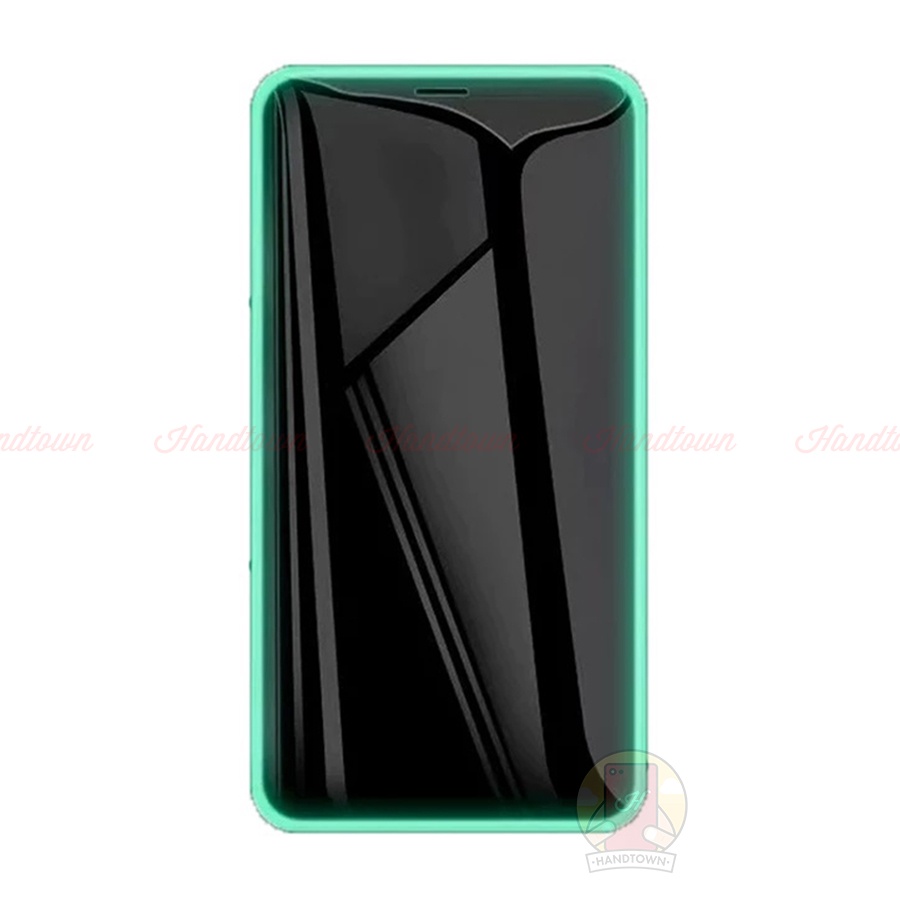 Cường Lực Viền Dạ Quang Phát Sáng Ip 13 12 6 6s 7 7s 8 8s SE X XR XS Plus Pro+ Pro Max ProMax Mini Full Màn Handtown