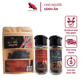 Combo Hạt Dổi nguyên hạt 25g + Hạt Dổi xay 25g + Hạt Dổi Mắc Khén 25g Doispice cực thơm tiện sử dụng