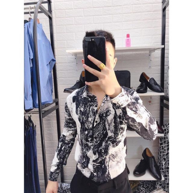 Áo sơ mi nam họa tiết nữ - BÁN HÀNG CÓ TÂM HÀNG CHẤT LƯỢNG LOẠI 1 | BigBuy360 - bigbuy360.vn