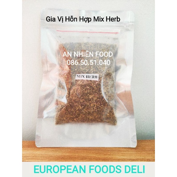 Hỗn Hợp Lá Thơm Mix Herb nấu các món Âu mỳ Ý, Pizza