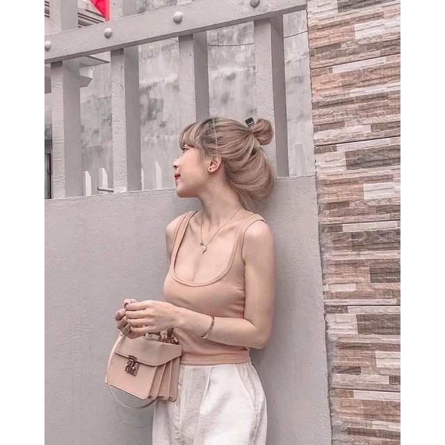 Túi xách Khuy đá nhiêu ngăn size 20
