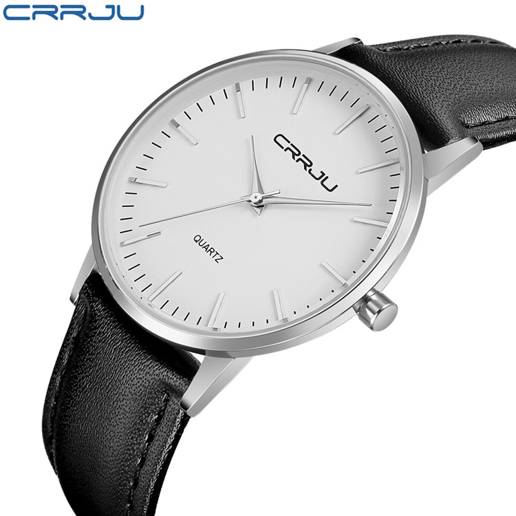 Đồng Hồ Quartz Crrju Chống Thấm Nước Với Dây Đeo Da | BigBuy360 - bigbuy360.vn