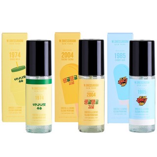 [Có bill] Nước hoa xịt thơm W.Dressroom New York mùi 49 đào 97 1985 candy bar 2004 quýt 1974 sữa chuối