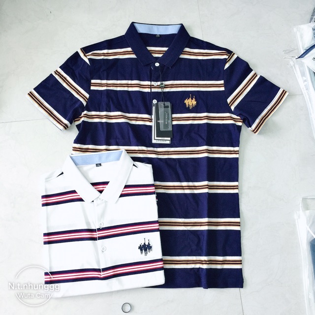 Áo thun nam trung niên cộc tay có cổ có tùi chất cực đẹp