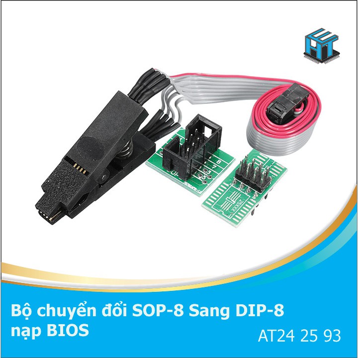 Bộ chuyển đổi SOP-8 Sang DIP-8 nạp BIOS [HTE Quy Nhơn CN2]