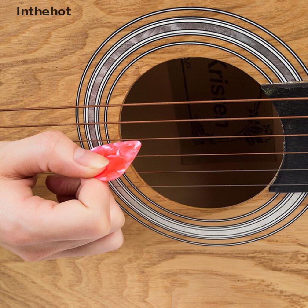 Bộ 10 Phím Gãy Nhiều Màu Sắc Có Giá Đỡ Cho Đàn Guitar Điện /