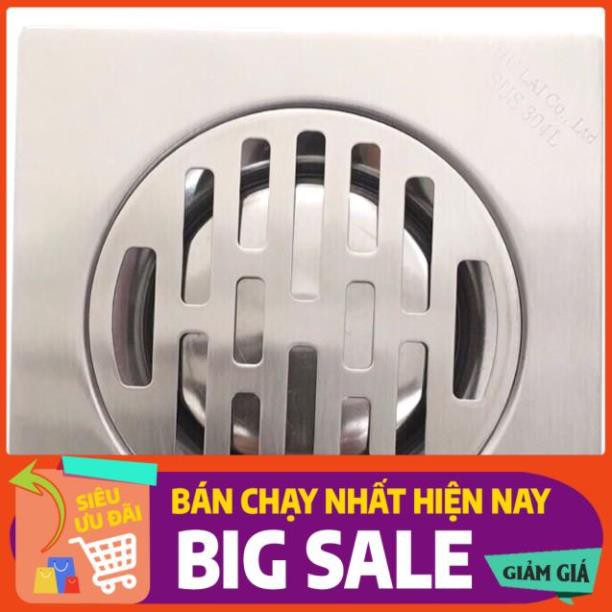  Phễu thoát sàn inox304 dày 1,5 ly, chống hôi, thoát nước nhanh, lược rác