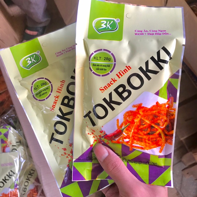 5 GÓI SNACK TOBBOKKI CHUA CAY TRẺ EM