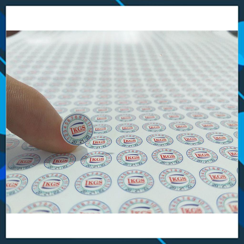 Decal Tem Dẻo Bảo Hành Khổ A4 xấp 10 tờ