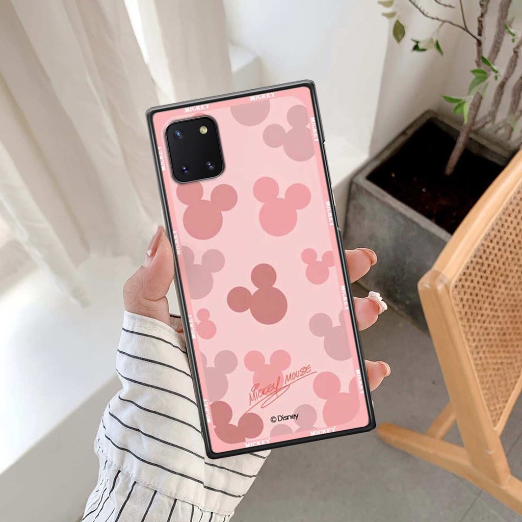 Ốp lưng điện thoại Samsung Note 10 Lite hình mic key min nie mouse thời trang, vỏ ốp rẻ đẹp