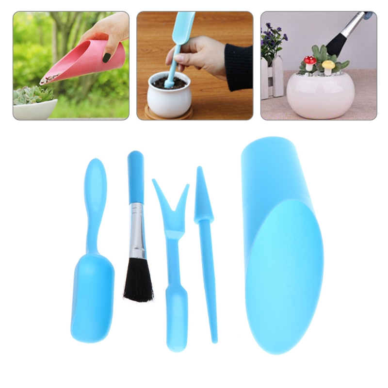 Set 5 Dụng Cụ Làm Vườn Mini Tiện Lợi