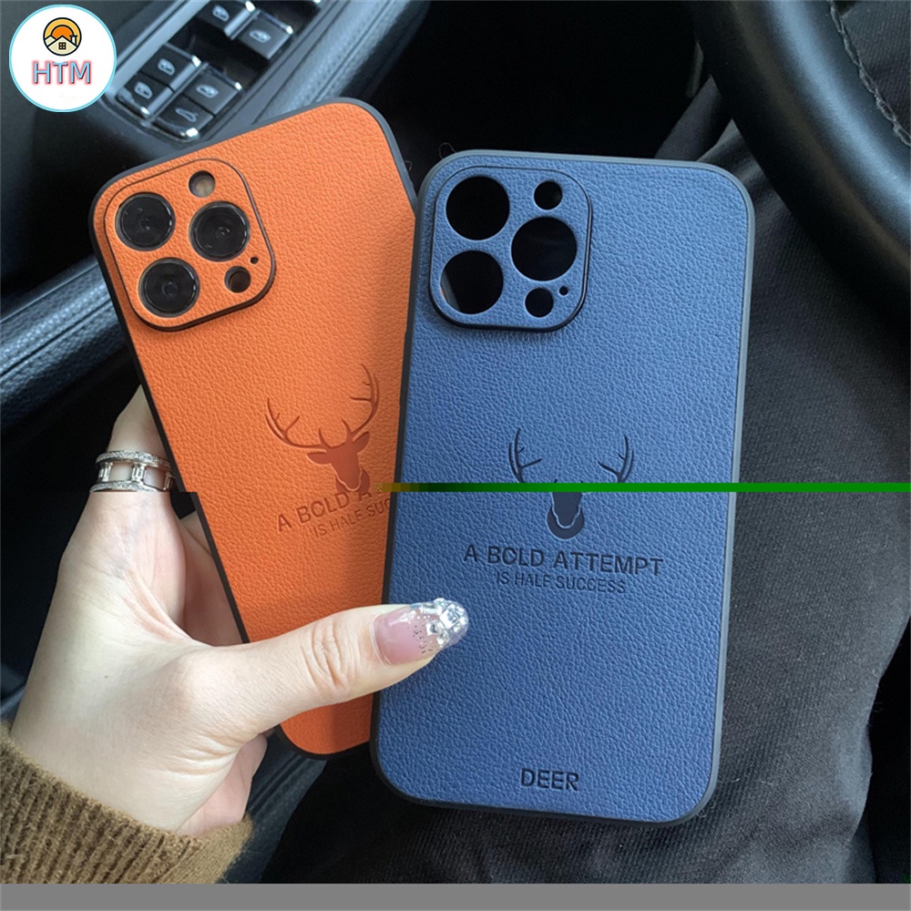 Ốp Điện Thoại Da Vintage Chống Sốc Bảo Vệ Camera Cho iPhone 13 12 11 Pro Max Promax XS Max XR X