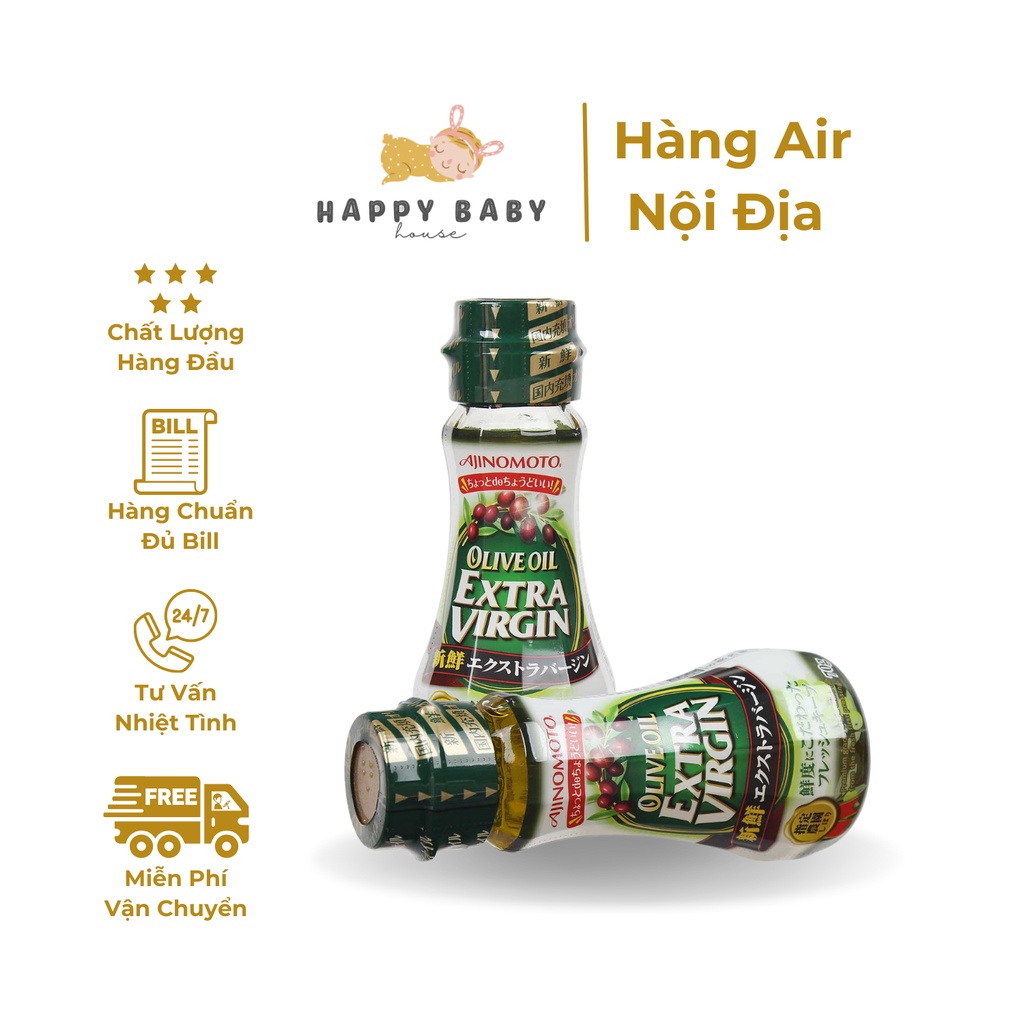 (Date T8/2023) Dầu Olive Extra Virgin Ajinomoto Nhật nguyên chất