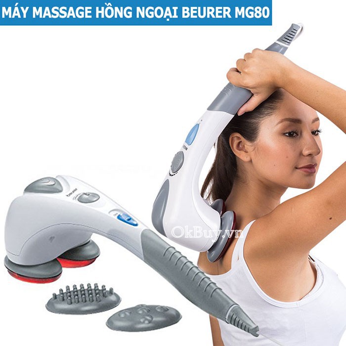 Máy massage cầm tay hồng ngoại nhập khẩu đức Beurer MG80 - MG-80 - mg80