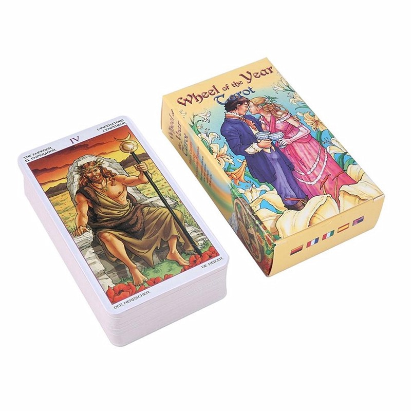 Wheel Of The Year Tarot Read Fate Tarot Card Game For Personal Use Board Game A 78-card Deck