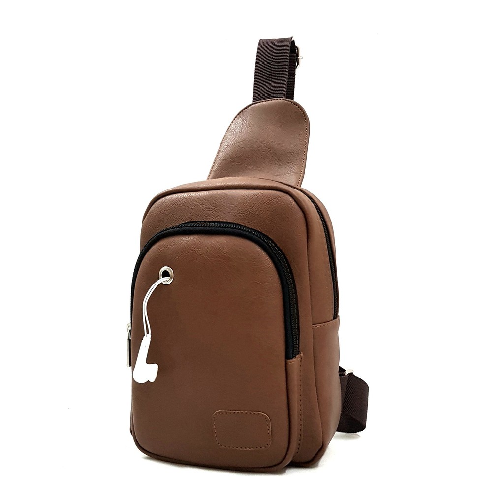 Túi đeo chéo di động da nam AVUH006(Mẫu trơn) | BigBuy360 - bigbuy360.vn