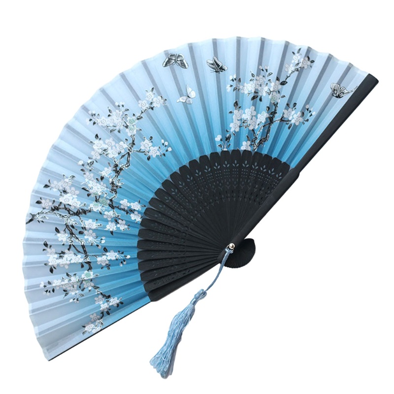 Quạt Xếp Phối Tua Rua Phong Cách Trung Hoa Cổ Điển