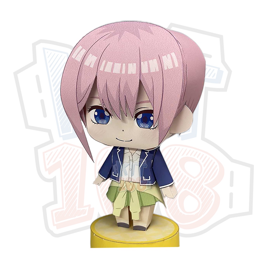 Mô hình giấy Anime Chibi Ichika Nakano - Nhà có 5 nàng dâu (5 Toubun no Hanayome)