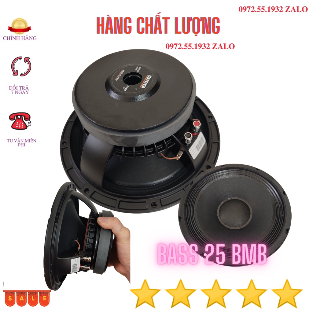 Loa bát 25 bmb từ 160 hàng nhập khẩu,loa bass 25,loa bass 2 tấc rưỡi giá 1 chiếc