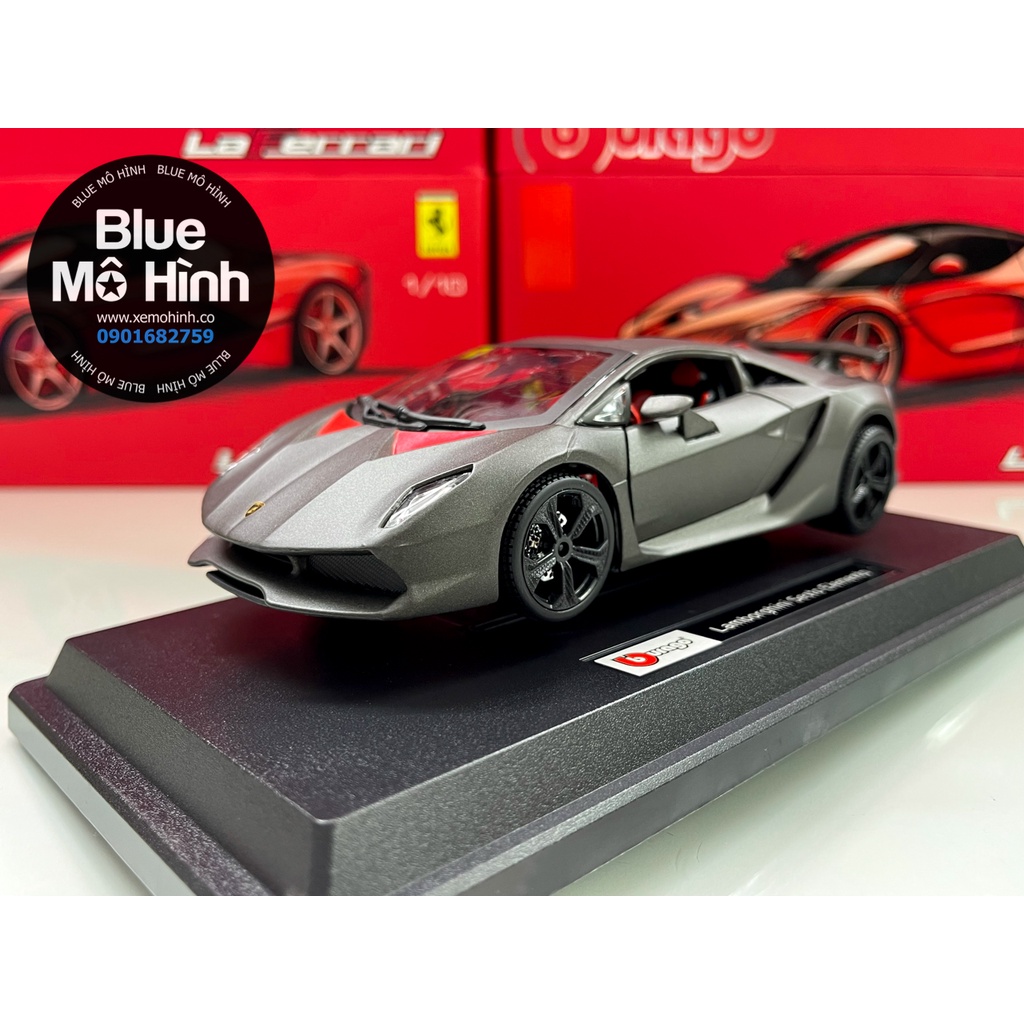 Blue mô hình | Xe mô hình Lambo Sesto Elemento Bburago 1:24