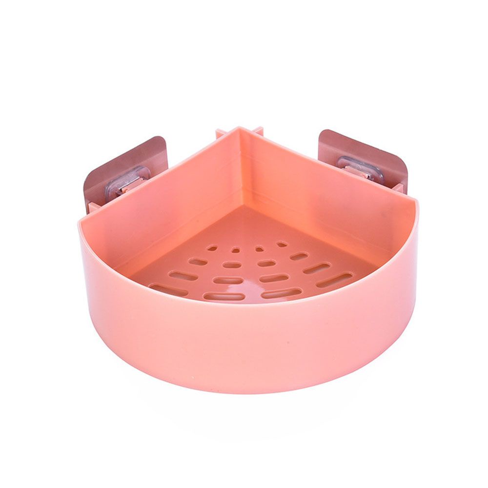 Giá Đỡ Đựng Xà Phòng Bằng Nhựa Gắn Góc Tường Không Cần Đinh Tiện Dụng Cho Phòng Tắm