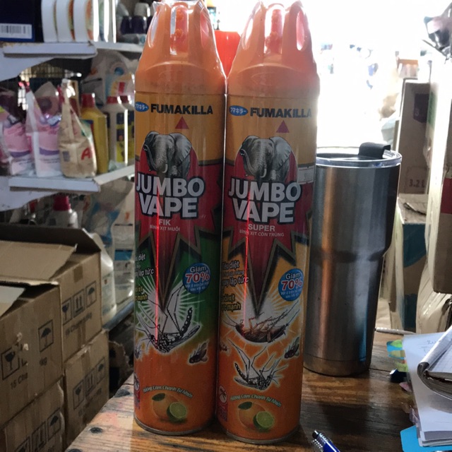 Bình xịt muỗi Jumbo Vape Nhật Bản an toàn- hiệu quả