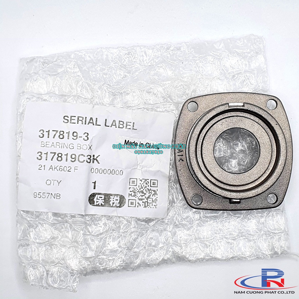 Nắp giữ bạc đạn máy mài 9553 9556 9558 DGA402 Makita 317819-3