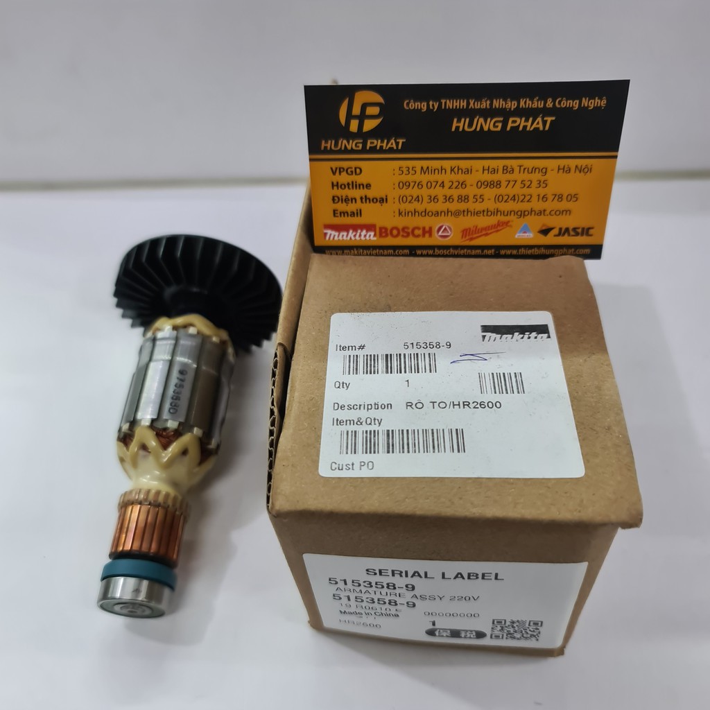 Roto máy khoan bê tông makita HR2600 (515358-9)