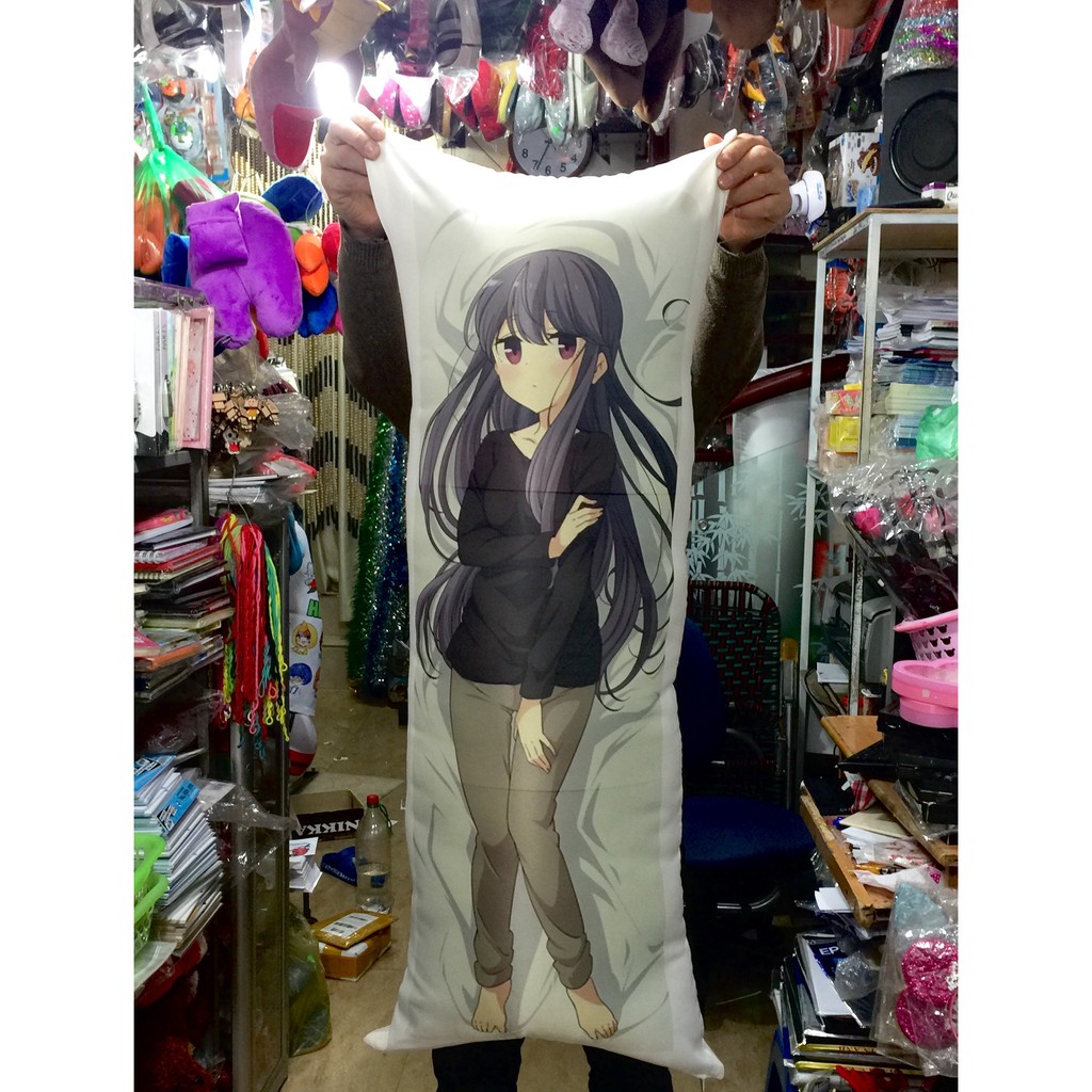 gối ôm Laid-Back Yuru Camp Shima Rin 1mx40cm