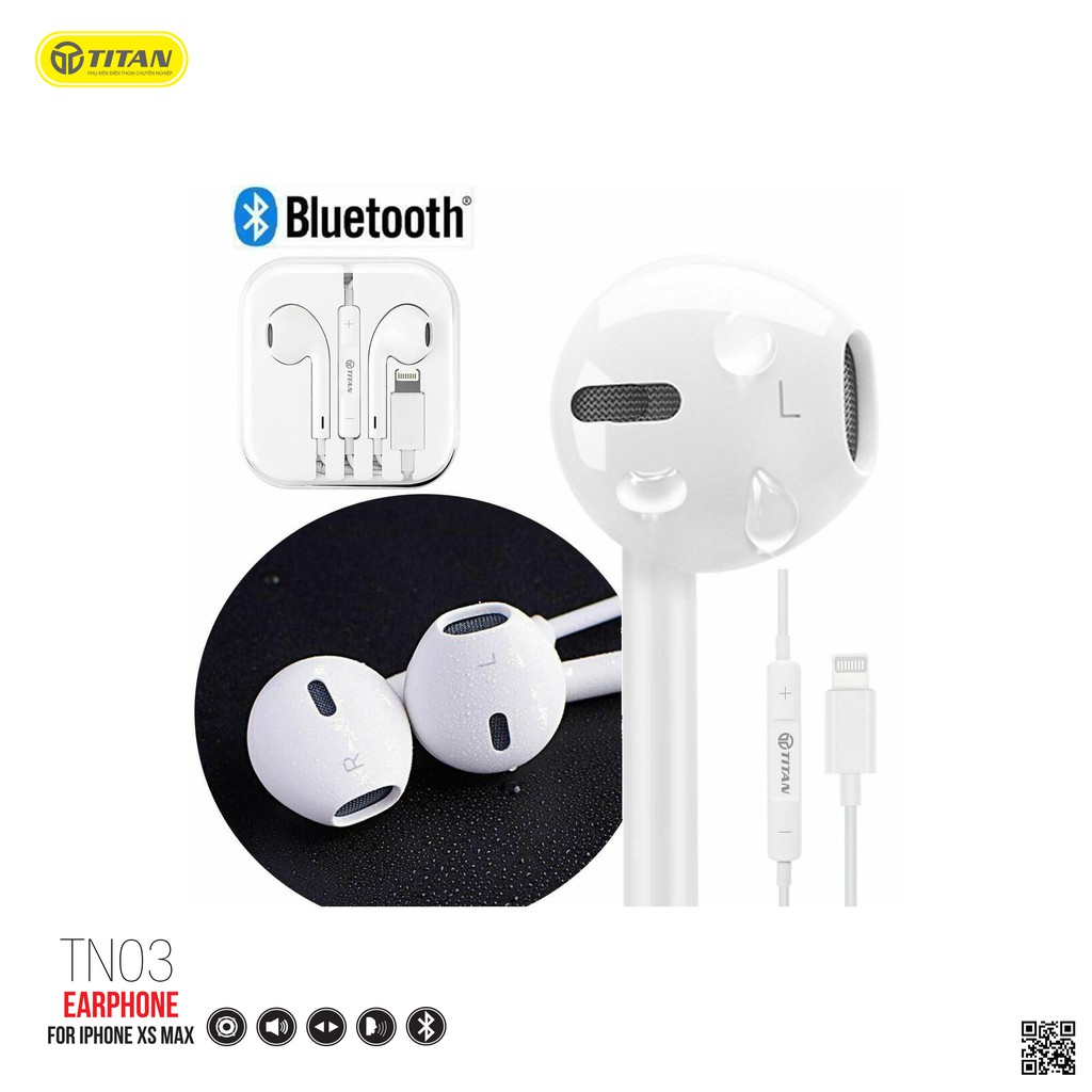 Tai nghe EarPod Lightning Titan TN03 - Hàng chính hãng