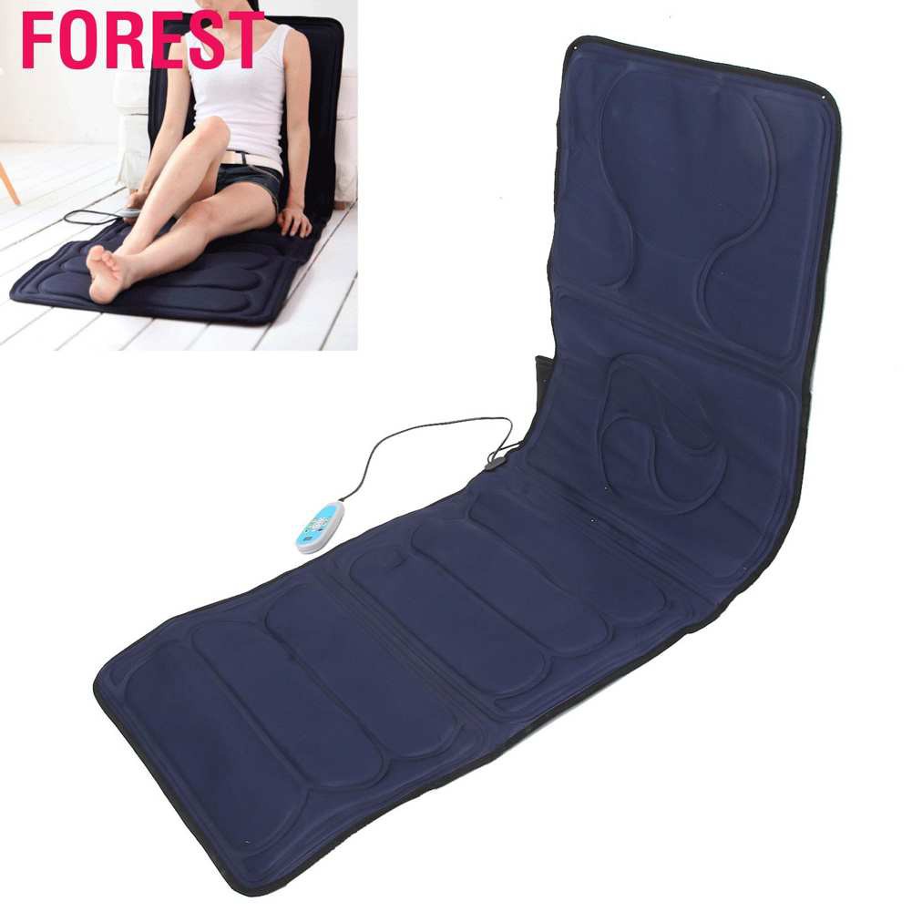 Forest Folding Body Massage Cushion Multi-Functional 9 Gears Household Mat 100-240V