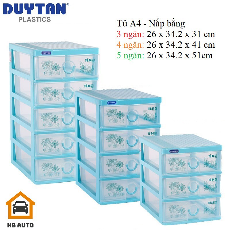 Tủ nhựa Duy Tân A4 nắp bằng giúp bạn cất giữ và bảo quản những vật dụng nhỏ dễ bị thất lạc như chìa khóa, trang sức