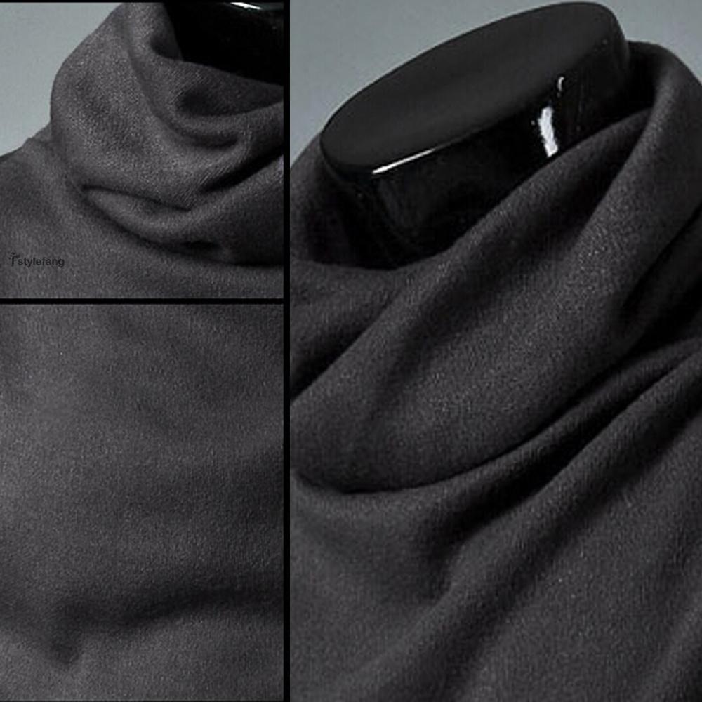 Pullover High Neck Turtleneck Slim Fit Pullover Jumper Sweater Men Tops Slim Warm Stretch New Knitwear Fashion | BigBuy360 - bigbuy360.vn