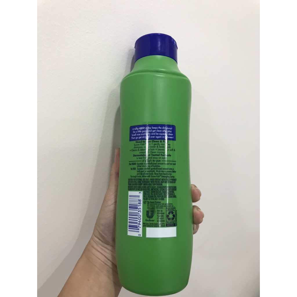 Sữa tắm Suave Kids 3 in 1, 665 Ml