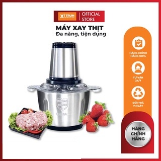 Máy Xay Thịt Có Cối INOX 2 Lít, Dao 4 Lưỡi Food Cao Cấp Loại 1, hàng chính hãng, uy tín tại Shop