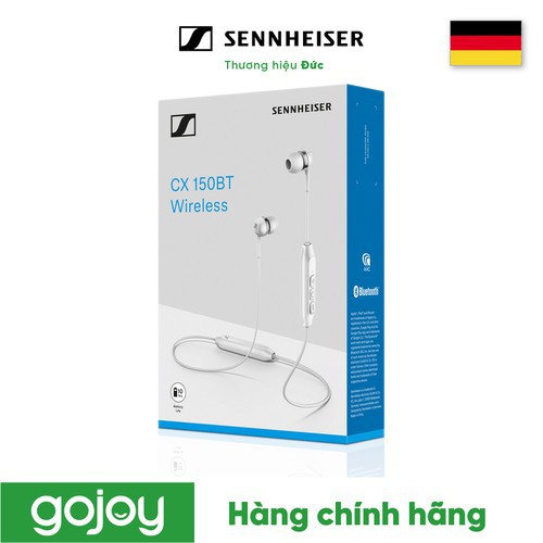 Tai nghe nhét tai SENNHEISER CX 150BT Bluetooth 5.0 Smart Control - Bảo hành chính hãng 24 tháng
