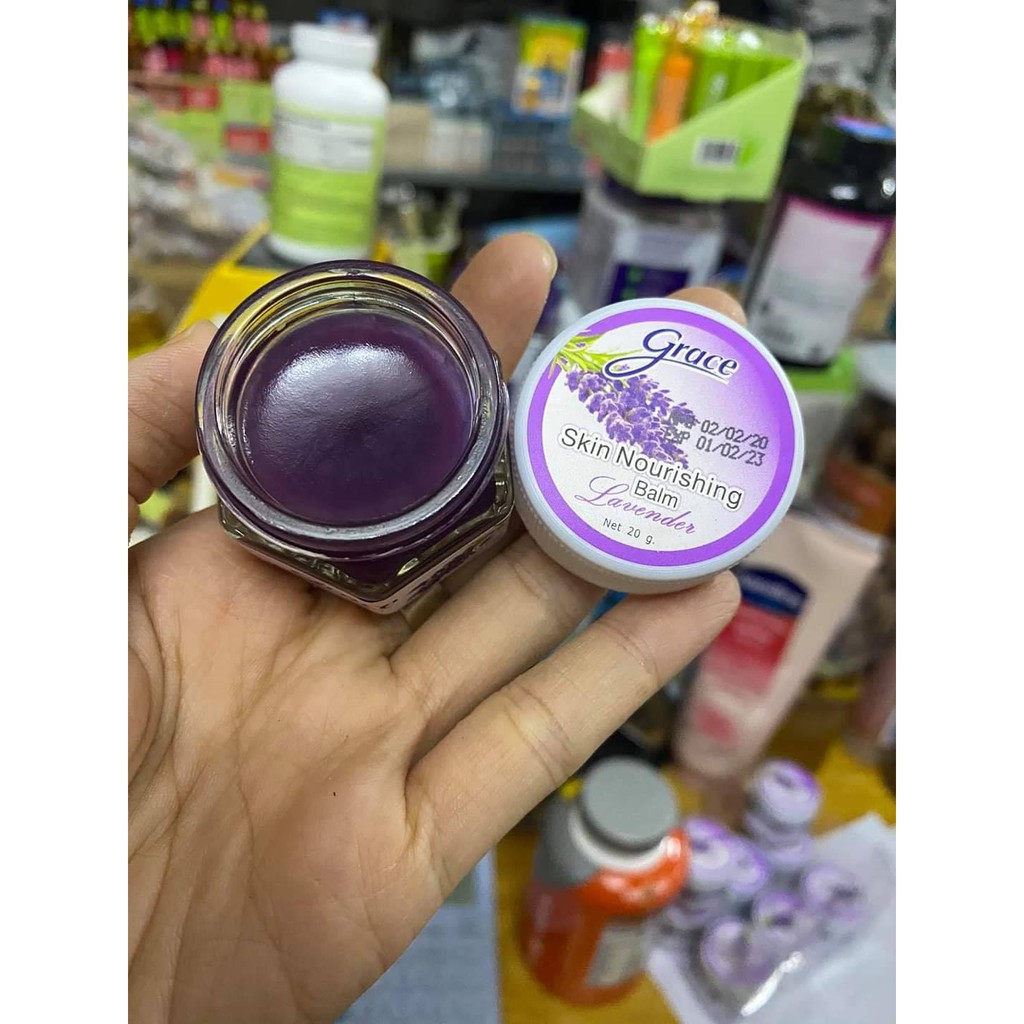 Dầu Cù Là Giúp Ngủ Ngon Grace Skin Nourishing Balm Lavender 20gr Thai lan