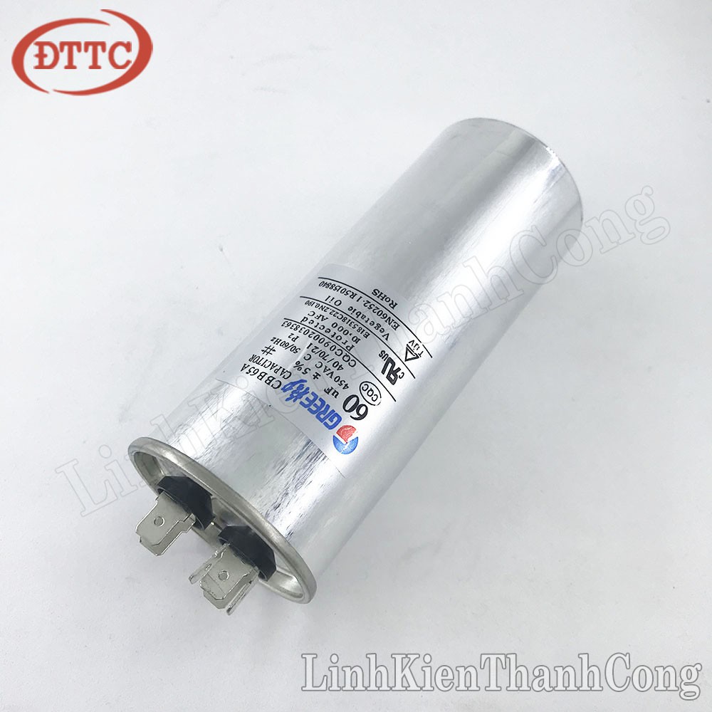 Tụ CBB65A-1 60uF 450VAC