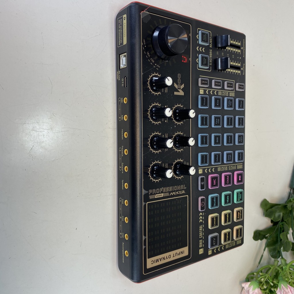 Sound Card K300 Phiên Bản Mới Nhất,Hỗ Trợ Livestream Bigo, Facebook,Tích Hợp Autotune , Hiệu Ứng Giả Giọng
